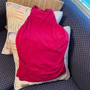 Nicole Miller NWT spandex hot pink halter top- size small